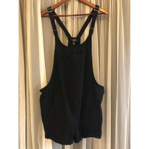 Lux essentials denim shortall